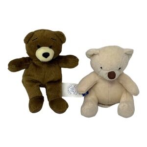 2006 Build A Bear LOT of 2 McDonalds Happy Meal Plush Bearemy & Velvet Teddy